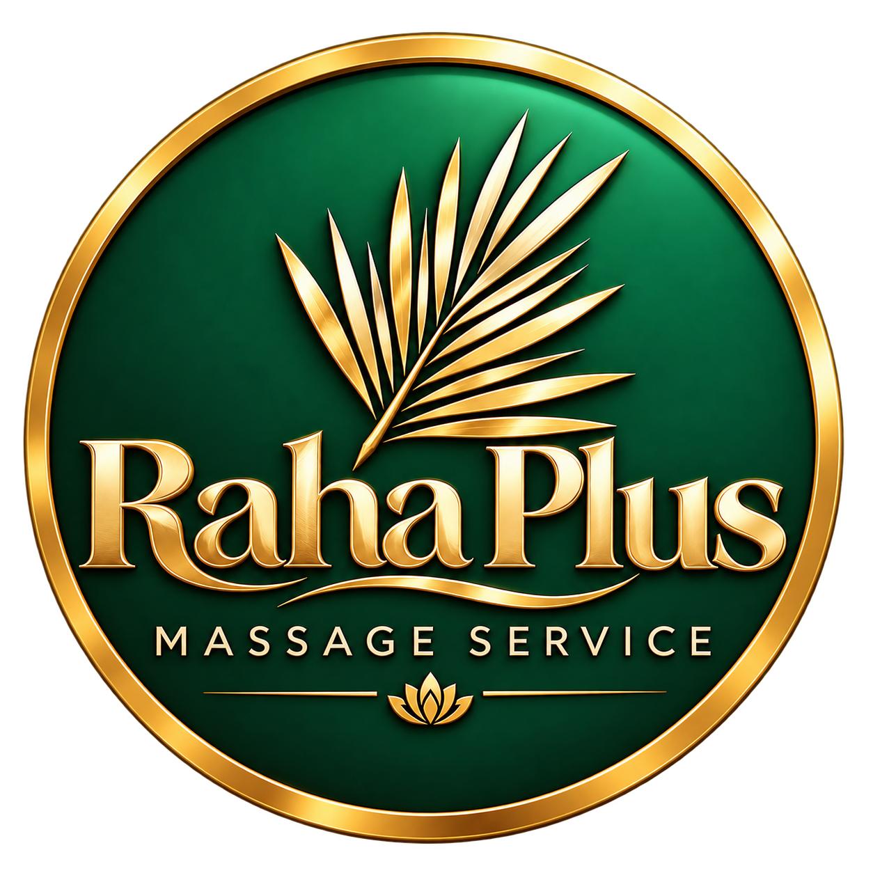 Raha Plus Massage Service official logo
